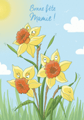 Fleurs hilarantes pour une mamie p&eacute;tillante
